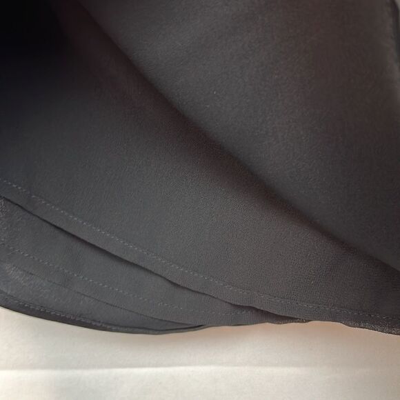 Astr the label black satin one shoulder blouse size medium NWT - Picture 9 of 14